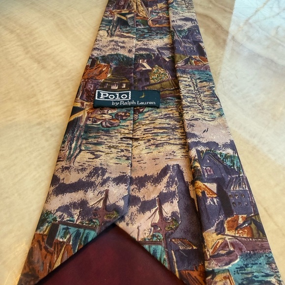 Vintage Polo Ralph Lauren Scenic Tie - Picture 10 of 15